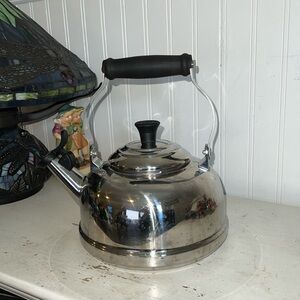 Le Creuset 1.7qt stainless steel teapot